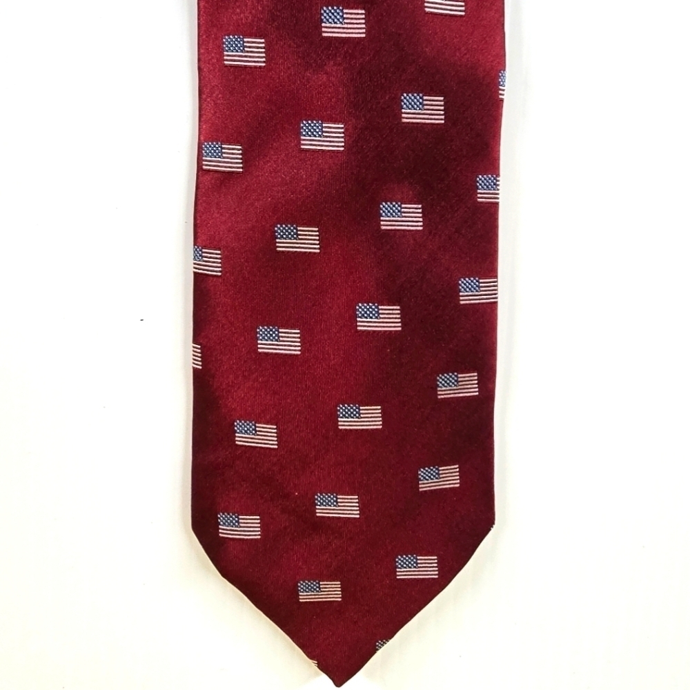 Tango by Max Raab Mens Necktie Patriotic American Flag All Silk